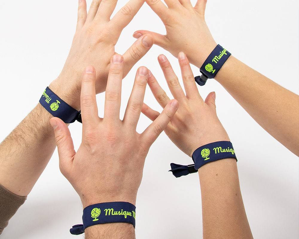 Braccialetto per concerto  logo