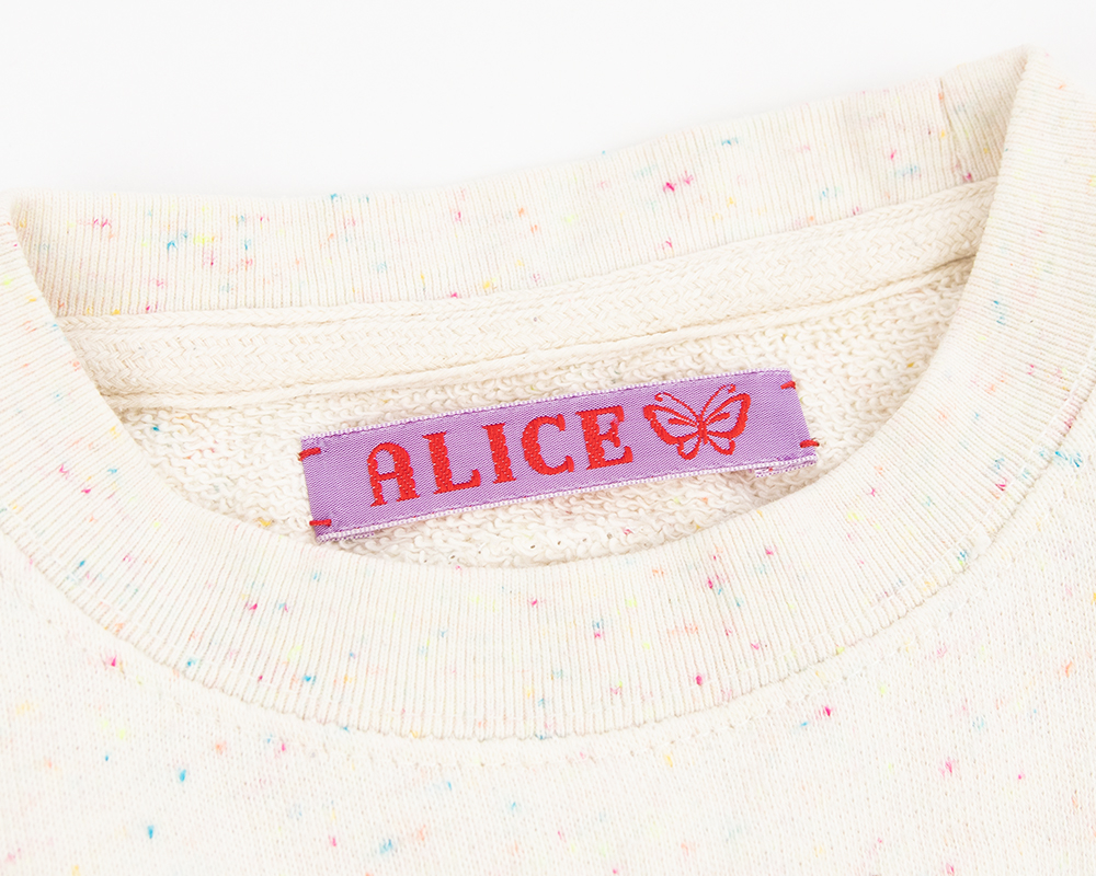 Etichetta con il nome da cucire